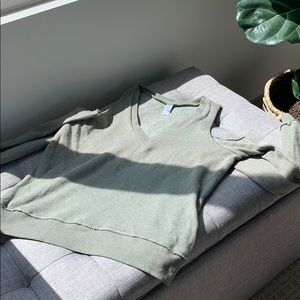 Alternative Apparel Olive Green Fleece Long Sleeve